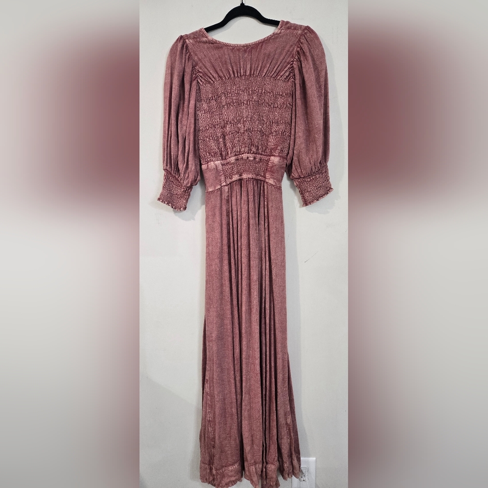 Free People Flowy Button Up Maxi Dress. Brand New With Tags - Picture 5 of 8